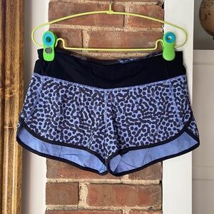 Lululemon Speed-Up Leopard Short